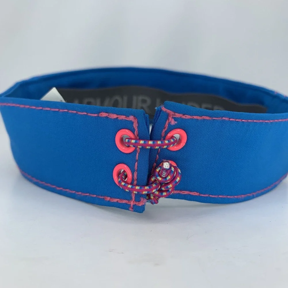 Under Armour Sun Visor Blue with Pink Stitching Youth Kids OSFA Hat